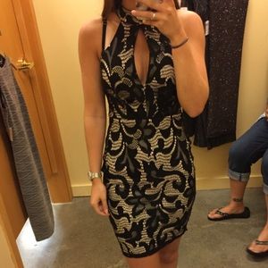 Windsor halter top lace dress!